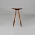 Italian mid-century modern round coffe table in wood, 1950s Coffee table with a round wooden top. The round legs are also...