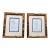 2025 Wellon Bridgers Abstract Ink Drawings, a Pair in Gold Bamboo For Sale