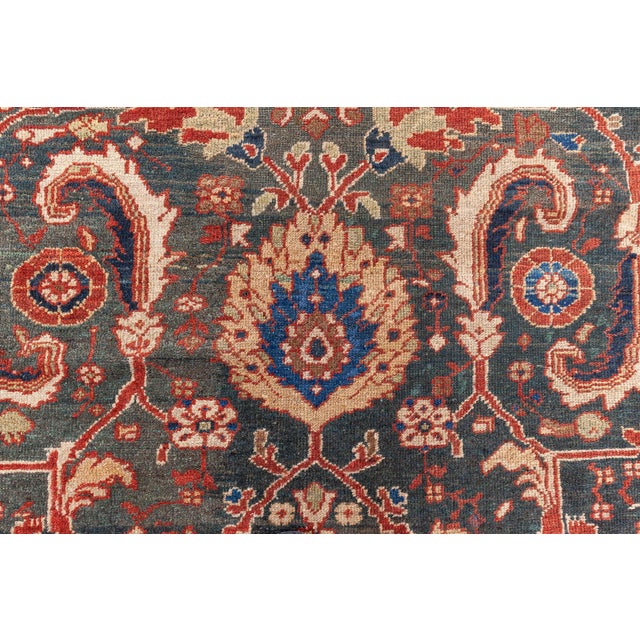 Persian Early 20th Century Persian Sultanabad For Sale - Image 3 of 9