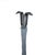 Gray Brutalist Torch Cut Candlestick Holders With Blacksmith Makers Mark For Sale - Image 8 of 8