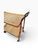 Stitched Leather and Rattan Bar Cart by Jacques Adnet, 1950s For Sale - Image 11 of 14