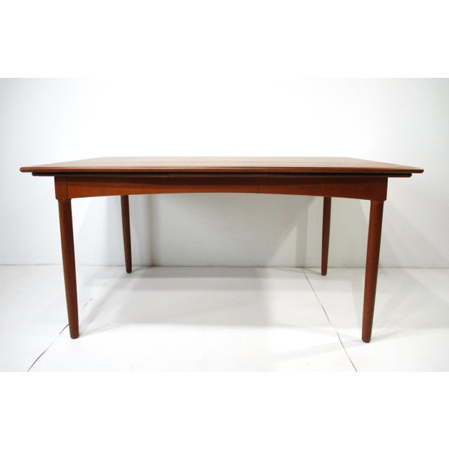 Teak Expandable Dining Table in the Style of Niels Moller Denmark For Sale - Image 9 of 14