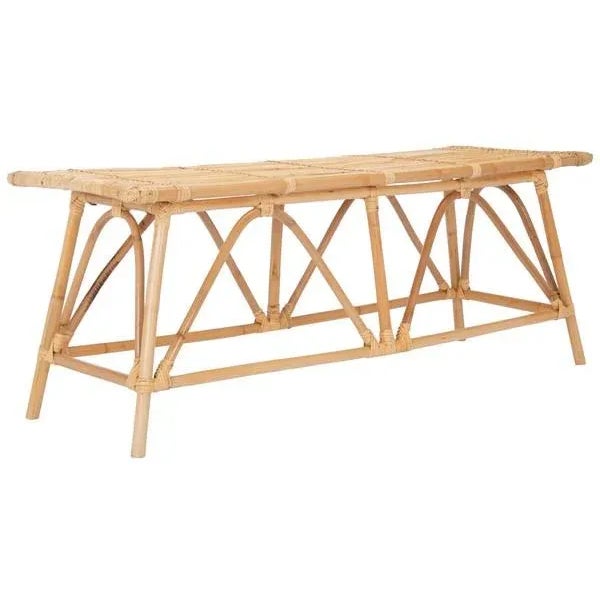 Not Yet Made - Made To Order Safavieh Montgomery Rattan Coffee Table - Natural For Sale - Image 5 of 11