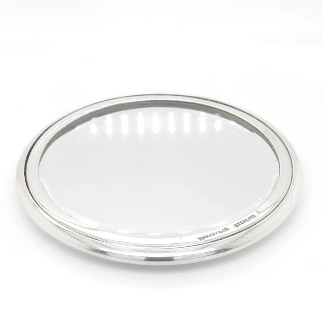 Antique Tiffany & Co. Sterling Silver Hand Mirror For Sale - Image 9 of 11