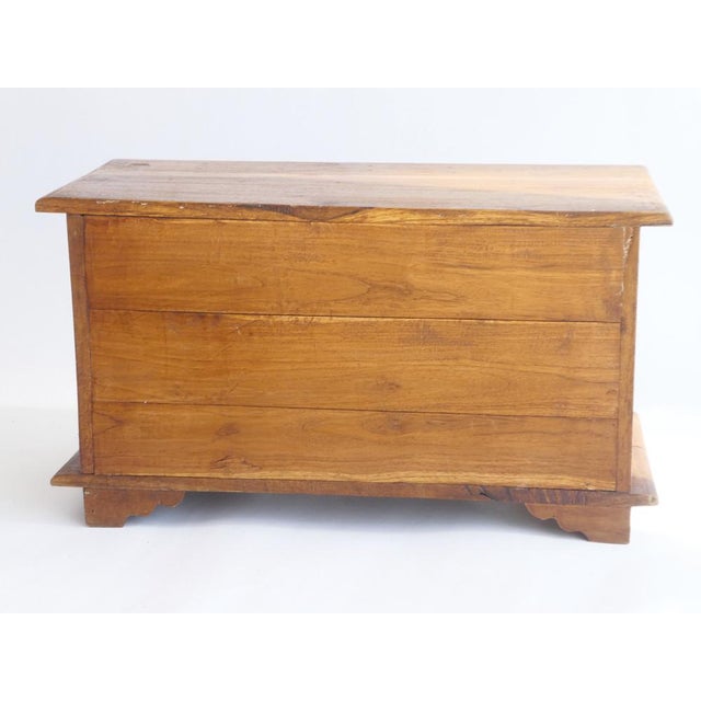 Mid-Century Modern Small Vintage Apothecary Cabinet in Wood, 1960s For Sale - Image 3 of 12