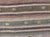 Green Vintage Flat Weave Turkish Kilim Runner With Stripe and Modern Motif Design For Sale - Image 8 of 10