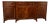 Mid 20th Century Traditional Trosby Furniture English Sheraton Style Breakfronted Cabinet For Sale