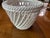 Mid 20th Century Vintage Italian Handmade Small Rope Twist Basketweave Ceramic Cachepot/Planter, Blanc De Chine. For Sale - Image 5 of 5