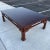 Modern Ming Leg Coffee Table With Embossed Faux Crocodile Leather Top For Sale - Image 13 of 13