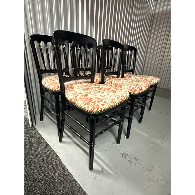 Set of 6 Gucci Herbarium Dining Chairs For Sale In Washington DC - Image 6 of 11