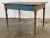 Antique Blue Reclaimed Wood Side Table For Sale - Image 9 of 13