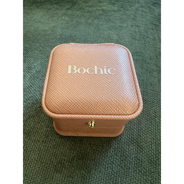 Bochic "Orient" Sapphire, Tanzanite & Emerald Earrings Set 18K Gold&Silver For Sale - Image 12 of 18