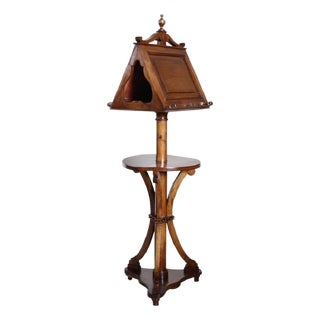 19th Century Italian Lectern in Walnut For Sale