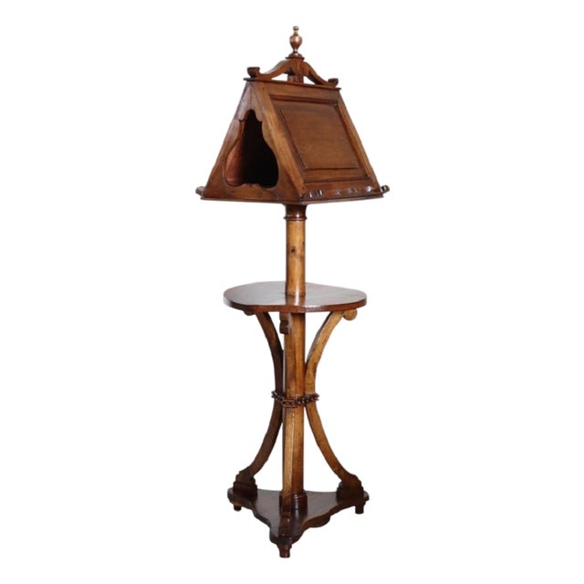 19th Century Italian Lectern in Walnut For Sale