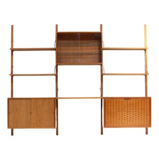 Library in Teak by Poul Cadovius For Sale