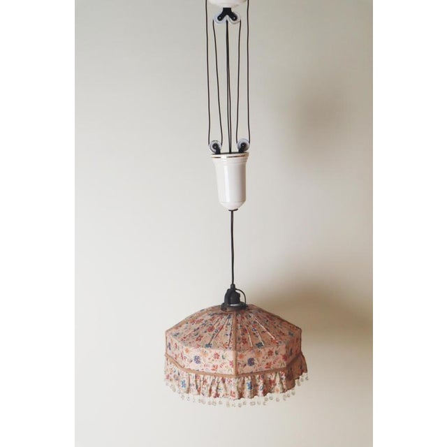 Art Nouveau Swedish Counterweight Pendant in the style of Josef Frank, 1920s For Sale - Image 14 of 18