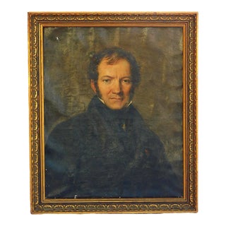 Early 19th Century French School Portrait of a Gentleman - Unsigned For Sale