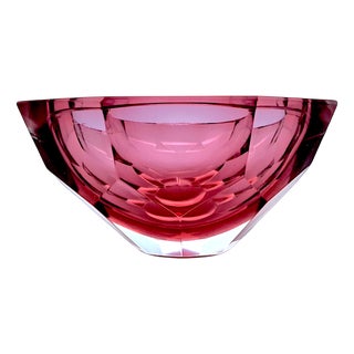 Murano Sommerso Glass Ashtray by Flavoio Poli for Seguso, 1970s For Sale