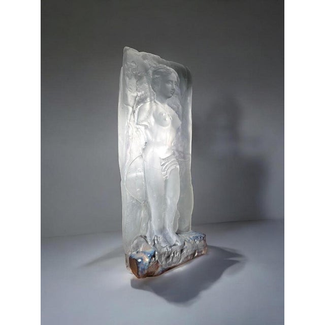 Important Signed Glass Sculpture by Jean Claude Novaro For Sale - Image 6 of 18
