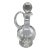 Edwardian Style Decanter With Stopper Hand Blown Romanian For Sale