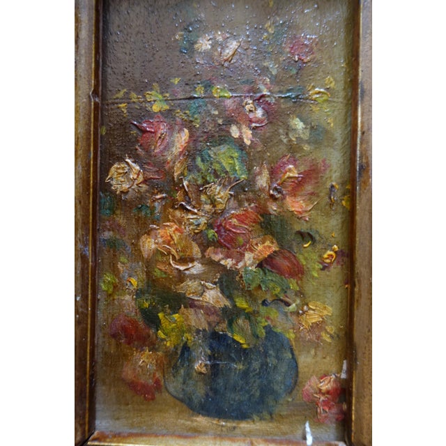 Napoleon III Floral Still Life, 1800s, Oil Painting, Framed For Sale - Image 3 of 6
