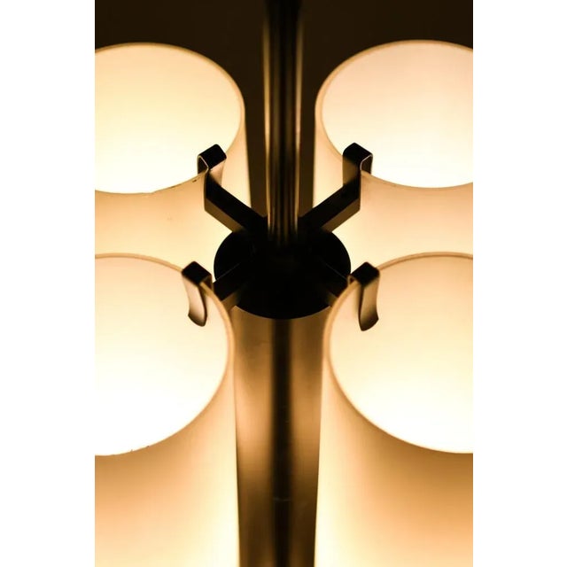 Large White Ceiling Lamp, 1960s For Sale - Image 6 of 11