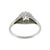 An early 20th-century platinum engagement ring featuring a 0.95-carat Old European cut diamond, with K color and VS2...