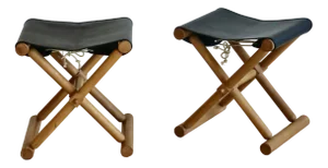Set of Vintage Stools, France, 1980s