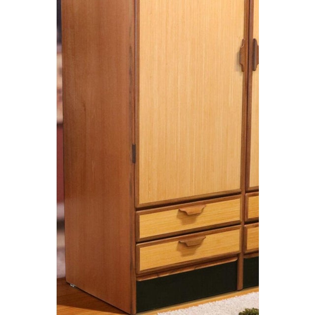 Gunni Omann Vintage Danish Wardrobe in Teak and Oregon Pine by Gunni Omann for Omann Jun, 1960s For Sale - Image 4 of 16