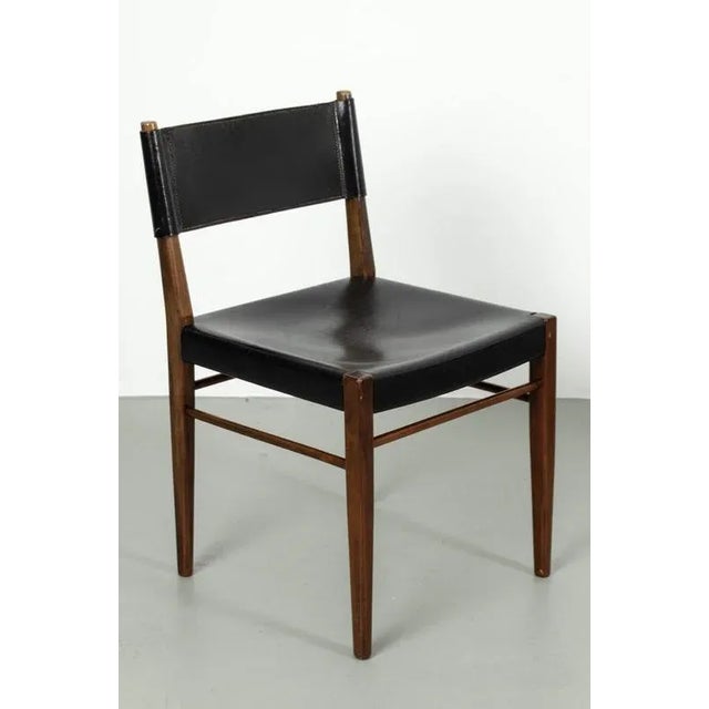 Black Vintage Chairs, Set of 5 For Sale - Image 8 of 15