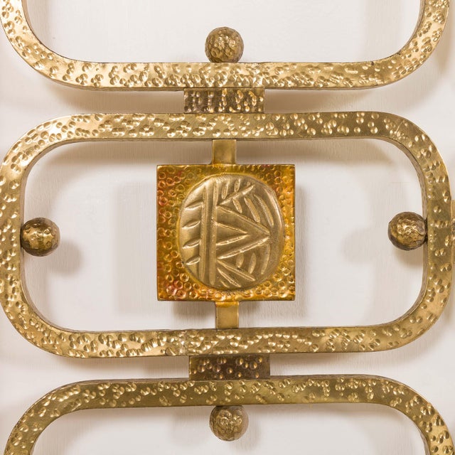 Italian Brass Bed by Ciansky, Shelba, and Luciano Frigerio for Frigerio Di Desio, 1960s For Sale - Image 14 of 18