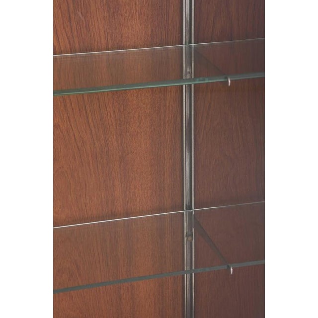 Scandinavian Modern Cabinet in Glass, Teak and Beech attributed to Carl-Axel Acking, 1950s For Sale - Image 4 of 10