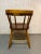 American Early 20th Century Barrel Backed Wooden Pub Chair For Sale - Image 3 of 6