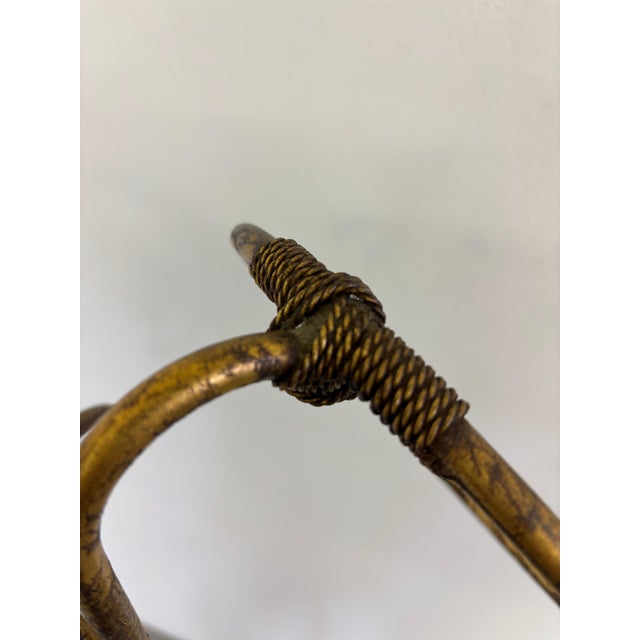 1970s 1970s Italian 3-Ring Towel Holder For Sale - Image 5 of 7