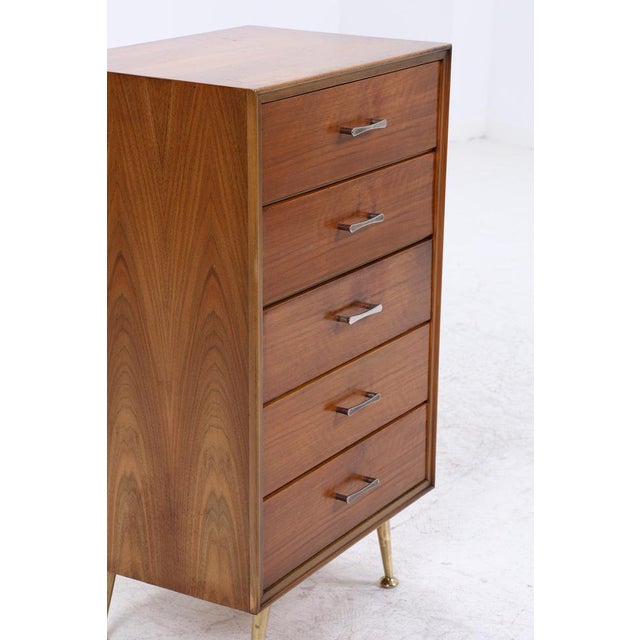 Mid-Century Wooden Chest of Drawers For Sale - Image 9 of 13
