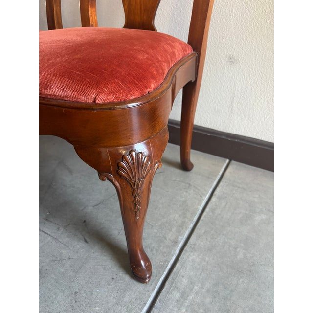 Mid 20th Century Queen Anne Style Dining Chairs For Sale In Houston - Image 6 of 11