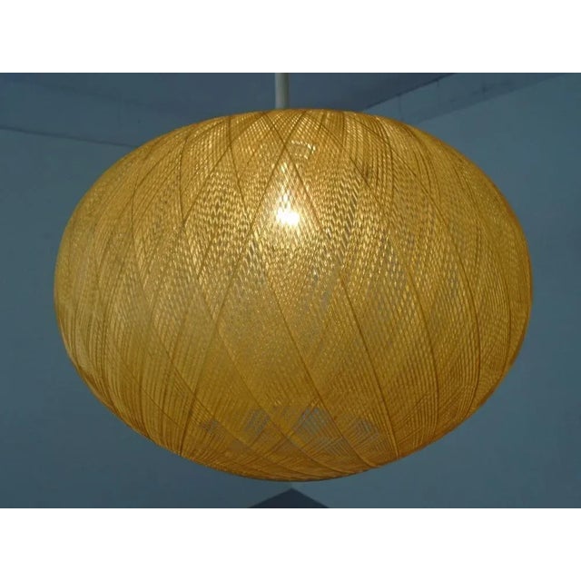 Spun Fiberglass Pendant Lamp, Germany, 1960s For Sale - Image 10 of 18