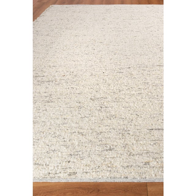 Transitional Exquisite Rugs Tocayo Handmade New Zealand Wool Gray Rug-10'X14' For Sale - Image 3 of 7
