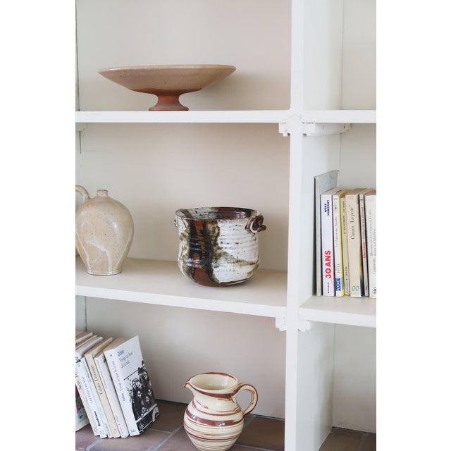 Brown Studio Ceramic Vessel by Henny Waldorff for Svaneke, Bornholm, Denmark, 1960s For Sale - Image 8 of 11