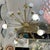Sputnik Lamp with White Balls and Crystal, 1950s For Sale - Image 4 of 4