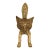 Vintage Brass Fox Door Knocker For Sale