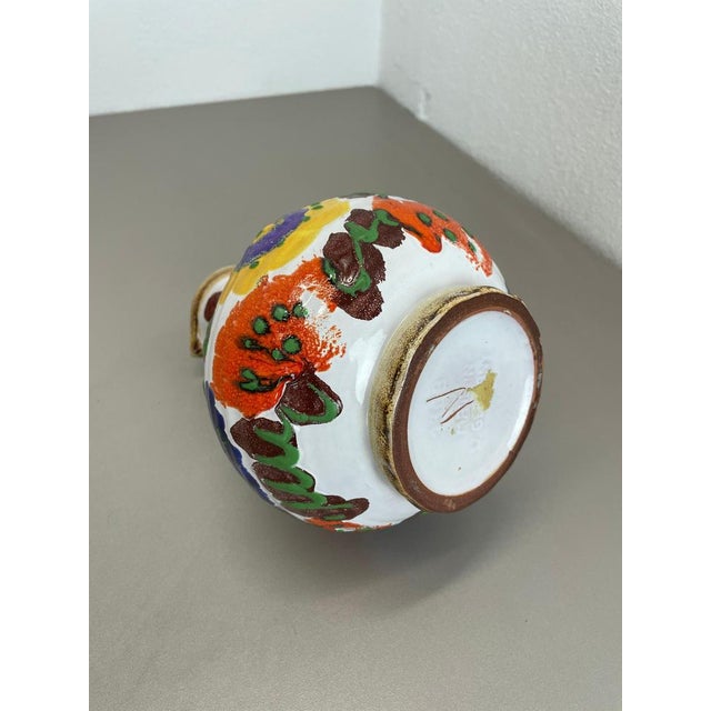 Vintage German Ceramic Studio Pottery Vase by Marei Ceramics, 1970s For Sale - Image 17 of 18