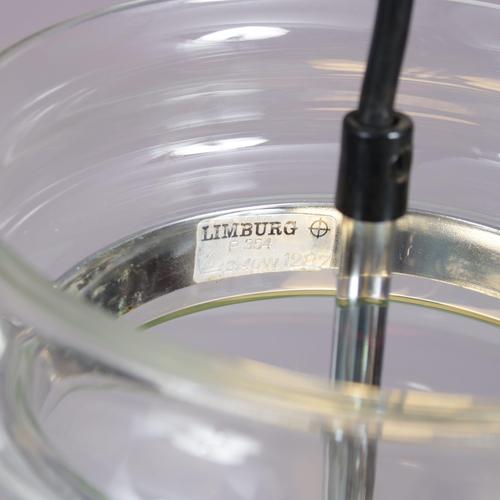 Metal Pendant Lamp by Herbert Proft for Glashütte Limburg, Germany, 1960s For Sale - Image 7 of 10