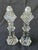 Vintage Cut Crystal Salt & Pepper Pedestal Shakers a Pair For Sale - Image 11 of 16