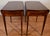 1970 Hickory Furniture English Sheraton Mahogany Inlaid Pembroke Side End Tables For Sale - Image 10 of 16