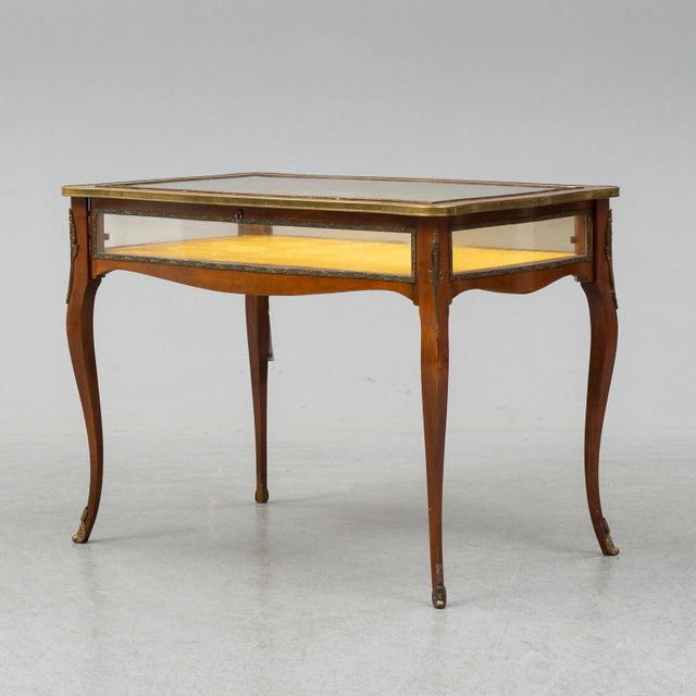 Wood Antique Display Showcase For Sale - Image 7 of 7