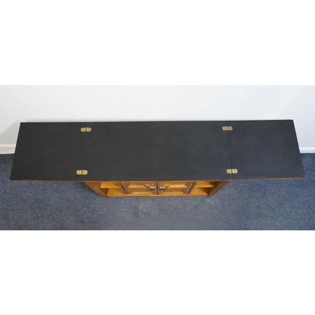 Thomasville Furniture Sundance Collection Contemporary Mediterranean 84" Flip-Top Server Buffet 42821-510 For Sale - Image 15 of 16