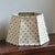 Late 20th Century Hexagonal Fabric Lamp Shade With Floral Motif For Sale - Image 4 of 12
