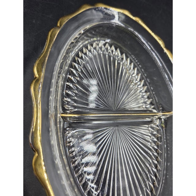 Early 20th Century Art Deco Divided 2 Piece Relish Dish W/ Tray For Sale - Image 15 of 18