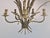 Metal Five-Arm Wheat Ear Chandelier For Sale - Image 7 of 14